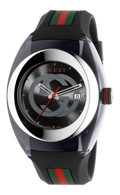 gucci reloj negro